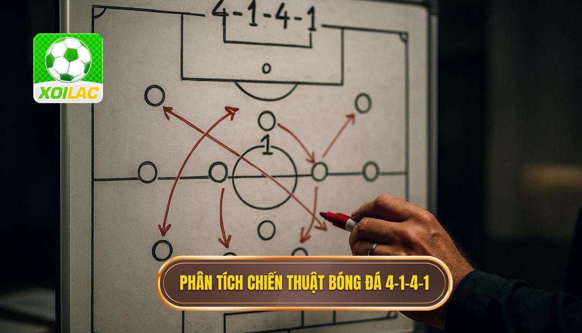 Phân tích chuyên sâu về Chiến thuật bóng đá 4-1-4-1 phòng ngự