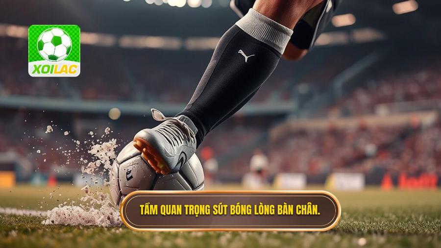 1. Tầm quan trọng sút bóng lòng bàn chân.