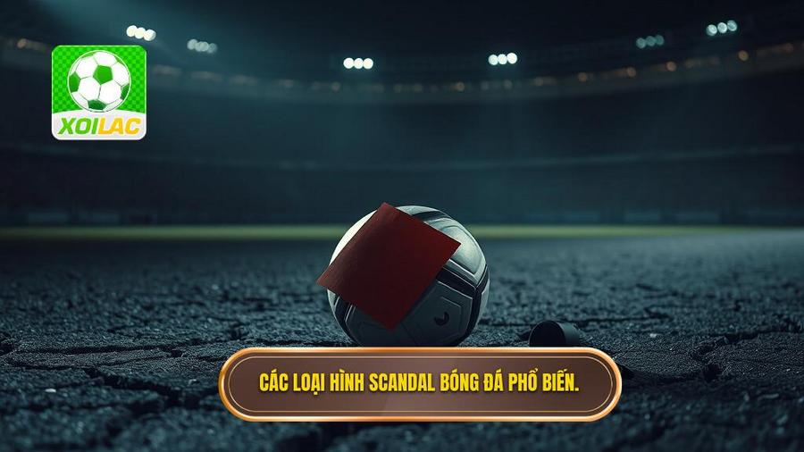 3. Bảng tổng hợp các loại hình scandal bóng đá phổ biến